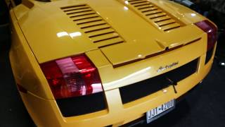 Lamaborghini Gallardo Spyder Emergency Roof Closing Procedure [upl. by Arel]