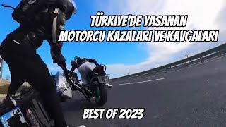 Türkiye’de Yaşanan Motorcu Kazaları Ve Kavgaları 2023 BÜTÜN VİDEOLAR [upl. by Rasecoiluj]