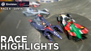 Formula E Sanya EPrix Race Highlights Envision Virgin Racing [upl. by Selima]