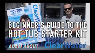 GET STARTED with HOT TUB CHEMICALS How to use the Clearwater Hot Tub Starter Kit  step by step [upl. by Leesa]