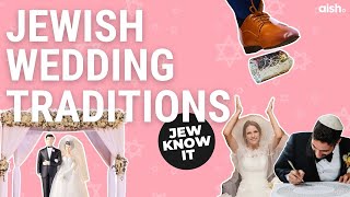 7 Jewish Wedding Traditions You Should Know About  Jew Know It [upl. by Laddy803]