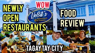 ANG SASARAP NG FOOD DITO NEWLY OPENED RESTAURANTS IN TAGAYTAY CITY REVIEW SIGHTSEEING TOUR [upl. by Rammaj]