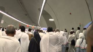 Hajj 2013  Mina  Tunnel To Jamarat [upl. by Ris]