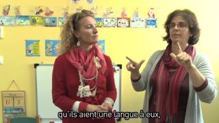 Section dAccueil Surdité pour les enfants malentendants scolarisés en milieu ordinaire [upl. by Asirram801]