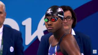 simone manuel beating the campbell sisters for 7 minutes [upl. by Gerg]