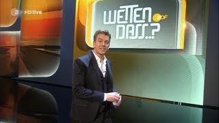 ZDF Wetten dass 2012 komplette Show aus Düsseldorf mit Markus Lanz vom 061012 in HD [upl. by Nylidnarb]