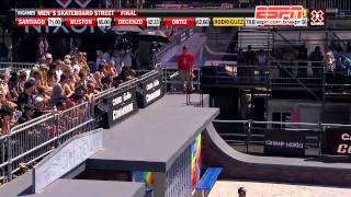 x games 2012 Paul Rodriguez ouro na final do Skate Street [upl. by Odelle]