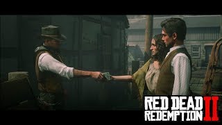 RED DEAD REDEMPTION II  Arthur Gives Money to Mrs Downes the Widow  PS4 Gameplay [upl. by Ianaj]