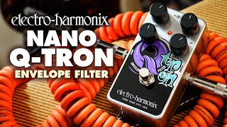 ElectroHarmonix Nano QTron Envelope Filter Pedal EHX Demo by TOM BURDA [upl. by Ilowell]