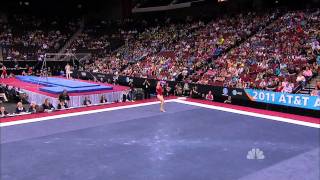 Alexandra Raisman  Floor Exercise  2011 ATampT American Cup [upl. by Dias413]