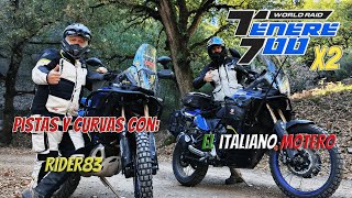 Ruta Mixta con 2 YAMAHA TENERE 700 WORLD RAID Valle del Genal y Sierra de la Grazalema con Rider83 [upl. by Scheck]