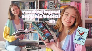 reading hyped sapphic books 1  an unboxing intimidating books  new faves [upl. by Behrens42]