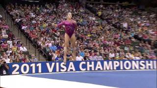 Alexandra Raisman  Floor Exercise  2011 Visa Championships  Women  Day 1 [upl. by Bela]