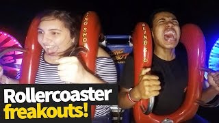 Hilarious Rollercoaster Moments  Funny Reactions and Fails [upl. by Dearborn]