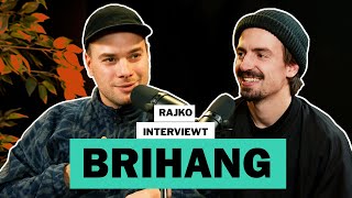 Brihang over succes in België nummer 1album Droomvoeding en Steentje  Rajko Interviewt 027 [upl. by Allisirp]