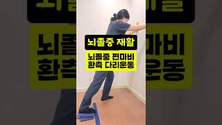 뇌졸중 재활 편마비 환측 다리 근력 운동 Leg Strengthening Exercise for Hemiplegia Hemiparesis Stroke [upl. by Silverts74]