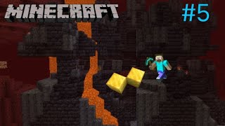 I FOUND 2 GOLD BLOCK IN BASTION  MINECRAFT GAMEPLAY 5 [upl. by Zeculon]