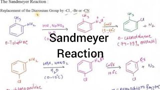 Sandmeyer Reaction I Amines I Particles Academy [upl. by Nayhr]