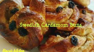 How to make Swedish Cardamom Buns Kardemummabullar [upl. by Lilybelle]