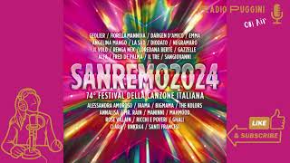 Compilation Sanremo 2024  Tutto sullAlbum del Festival a Radio PugginiOnAir [upl. by Ahsoyem]