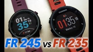 Garmin Forerunner 245 vs Forerunner 235 Comparativa y Ofertas [upl. by Christin317]