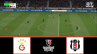 GALATASARAY VS BESIKTAS JK  TURKISH SL 20242025  FOOTBALL LIFE 2024 [upl. by Portuna]