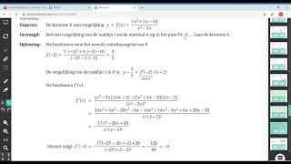 3 4 Toepassingen op afgeleiden 1 [upl. by Aylmar]