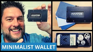 Aviator Wallet Review Aviator Minimalist Wallet Aluminum Slim Wallet 432 [upl. by Norah651]