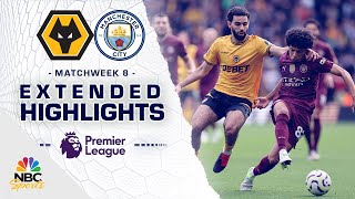 Wolves v Manchester City  PREMIER LEAGUE HIGHLIGHTS  10202024  NBC Sports [upl. by Estrellita299]