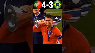 Portugal vs Brazil Penalty Shootout Final World Cup 2026 Imaginary football shorts ronaldo [upl. by Eynobe]