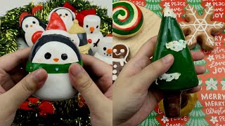 Christmas Clay Cracking Compilation 134  Stress Relief II Insomnia treatment II ASMR [upl. by Namref]