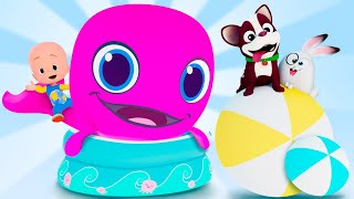 Beach Colorful Balls  Nursery Rhymes amp Learning videos [upl. by Deirdre]