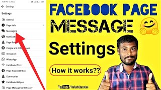 How to set Facebook page autoreply  Facebook Page Messaging Tutorial at Hindi  autoreply [upl. by Canale]