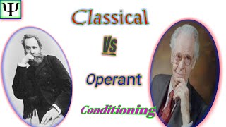 Classical conditioning Vs Operant Conditioning Differences and similarities [upl. by Roper269]