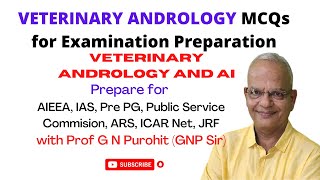 Unlock the Secrets of Veterinary Andrology amp AI for Your PrePG IAS JRF NET amp RPSC Exam Success [upl. by Nilram]