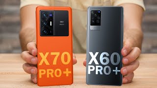 Vivo X70 Pro Plus vs Vivo X60 Pro Plus  Full Comparison  Display  Processor  Camera  Specs [upl. by Dredi]