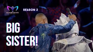 SPOILER Diamond’s mask has come OFF  Season 2 Episode 10  The Masked Singer SA [upl. by Ahsitnauq770]