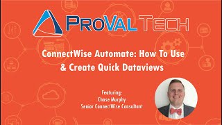 ConnectWise Automate How To Use amp Create Quick Dataviews [upl. by Meekahs665]