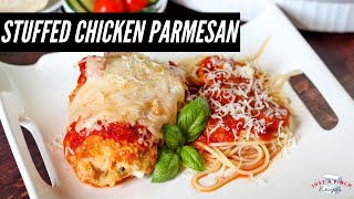 Stuffed Chicken Parmesan Recipe [upl. by Yluj]