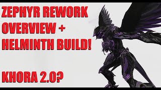 WARFRAME Zephyr Rework Helminth BuildBest Tornado Weapons l Railjack Retrofit [upl. by Pelligrini]