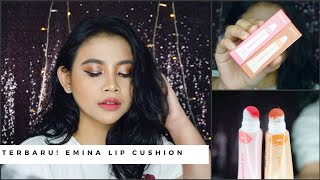 EMINA LIP CUSHION  REVIEW AND DEMO DI BIBIR HITAM PLUS OMBRE LIPS [upl. by Durkee]