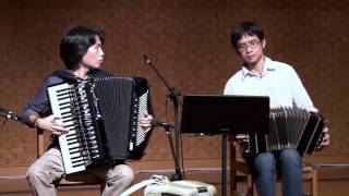 Bandoneon Accordion Jazz Duo Autumn Leaves [upl. by Mauri]