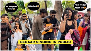 5 Beggar भिखारीGroup Singing Hindi Songs  Delhi Public Shocking😱 Reactions Prank Video Jhopdi K [upl. by Nork553]