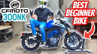 CFMOTO 300NK DETAILED OVERVIEW USA  FEATURESSPECSEXHAUST SOUND  BEST BEGINNER BIKE 2024 [upl. by Eiwoh]