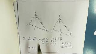 Geometria  dimostrazione con primo criterio congruenza dei triangoli [upl. by Ohcirej]