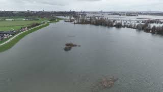 Hoogwater bij Nijmegen [upl. by Ecinahc]