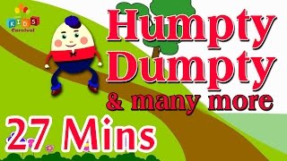 Humpty Dumpty amp More  Top 20 Most Popular Nursery Rhymes Collection [upl. by Averell]