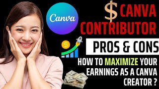 How To Become A Canva Contributor Pros amp Cons amp Hacks To Earn Passive Income canvacreator kdp [upl. by Htilil]