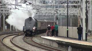 The Palatine Railtour hauled by 60019 Bittern passes Rugeley Trent Valley Station [upl. by Nocaed]