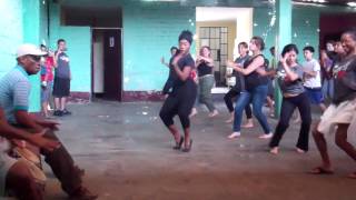 Marita Flores Teaching Peruvian Festejo Dance in Cañete Perú  Lesson 1 [upl. by Plante]